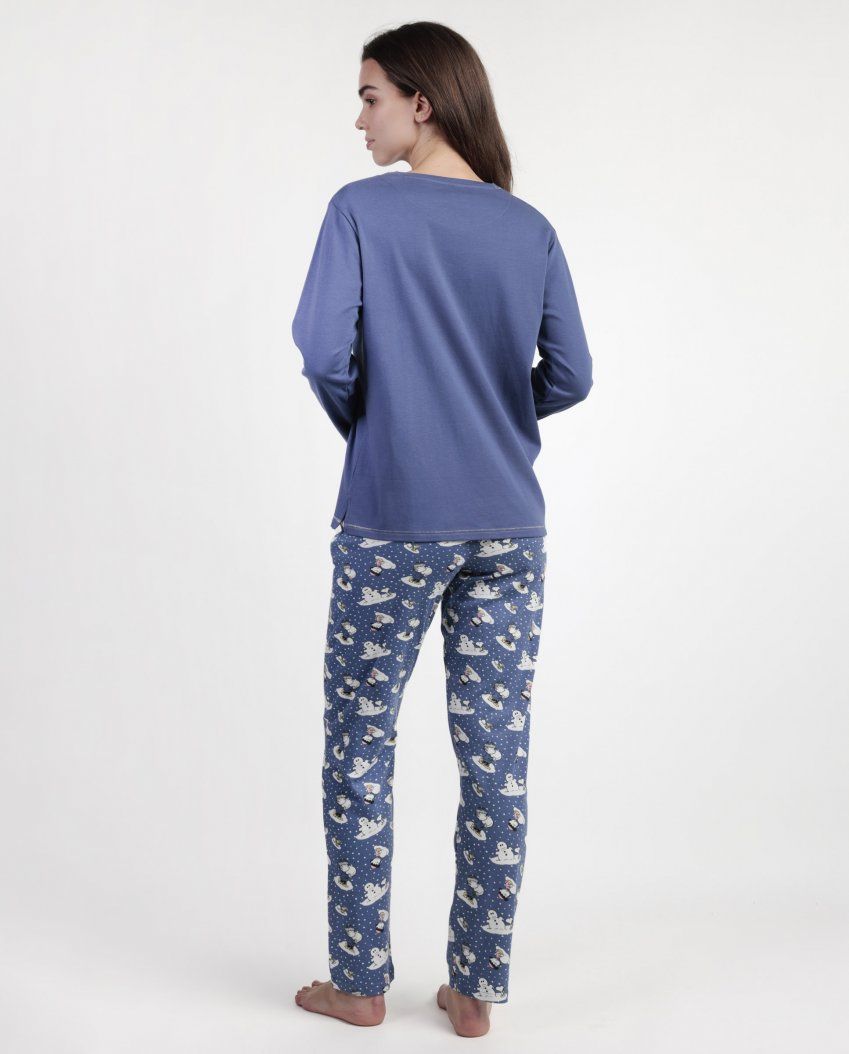 63424 PIJAMA MUJER 100% ALGODON SNOOPY ADMAS