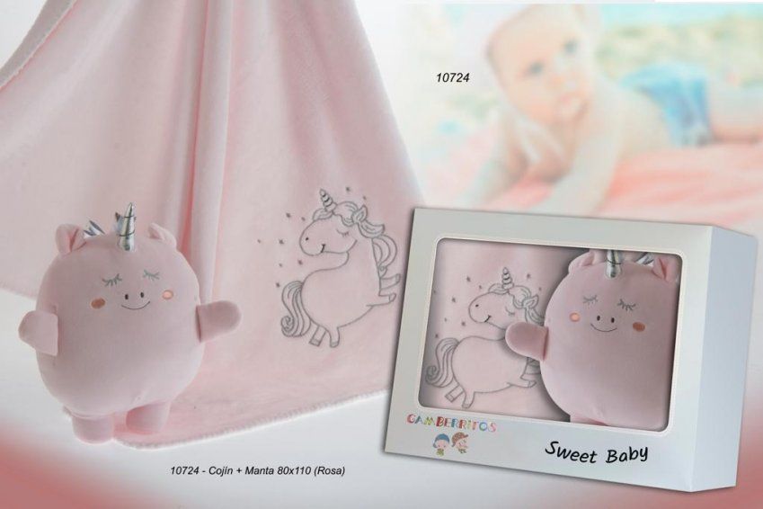 10724 MANTA CON PELUCHE PINGUINO 80x110 GAMBERRITOS