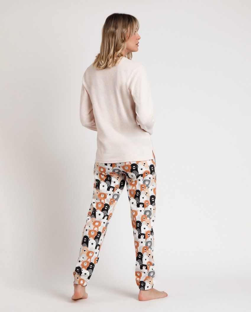 62592 PIJAMA SEÑORA ALGODON OSOS ADMA