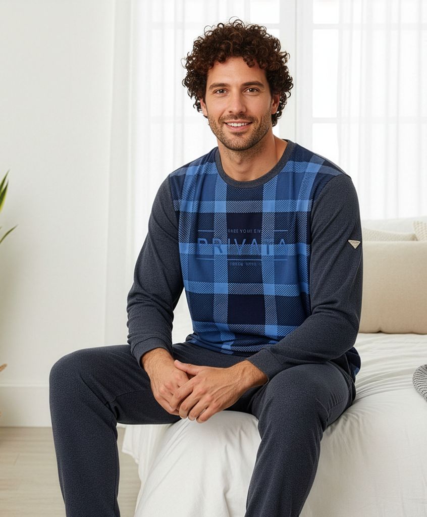 PVH 26334 PIJAMA HOMBRE PUNTO SUAVE PRIVATA