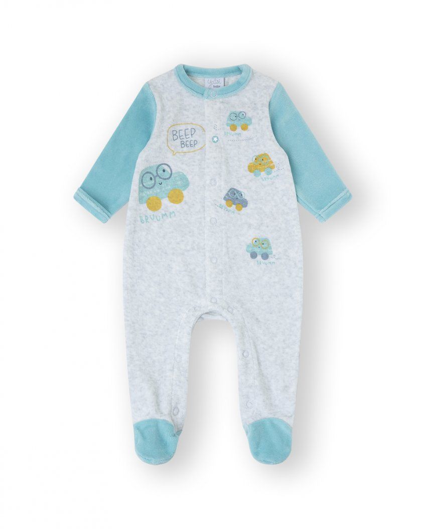 25200305 PELELE BEBE TERCIOPELO  0 A 6M YATSI