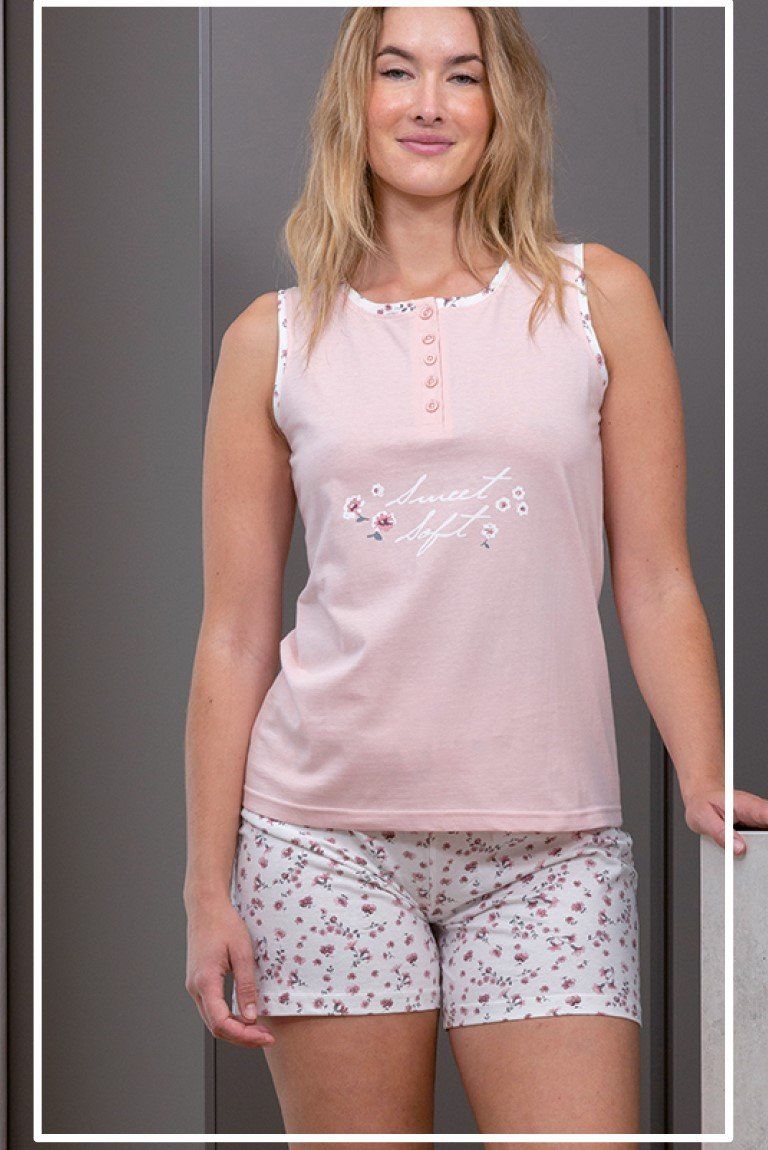 246013 PIJAMA MUJER TIRANTE ANCHO VERANO MUSLHER