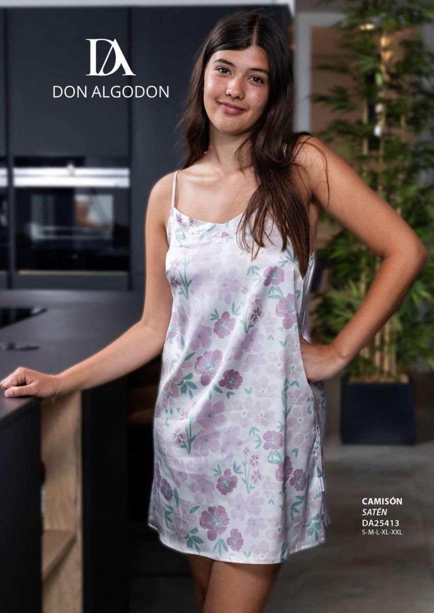 DA25413 CAMISON DON ALGODON