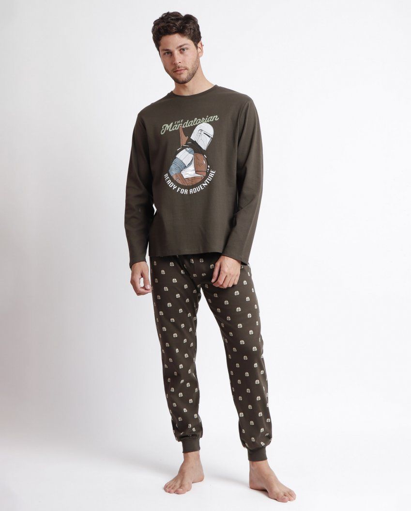 62495 PIJAMA CABALLERO 100% ALGODON STAR WARS  ADMAS