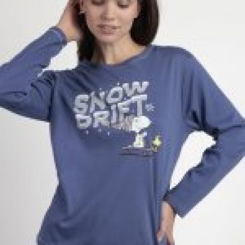 63424 PIJAMA MUJER 100% ALGODON SNOOPY ADMAS