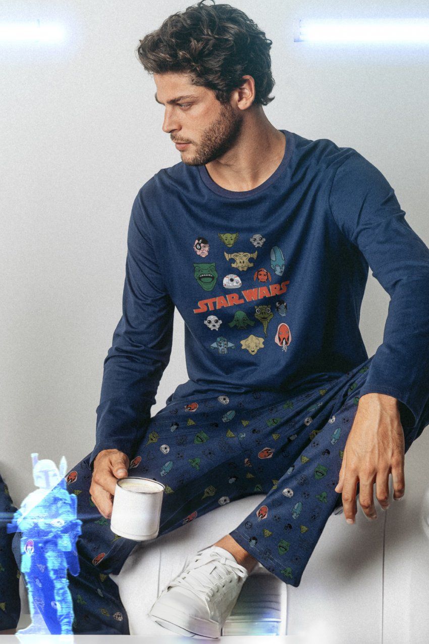 62497 PIJAMA HOMBRE STAR WARS 100% ALGODON ADMAS