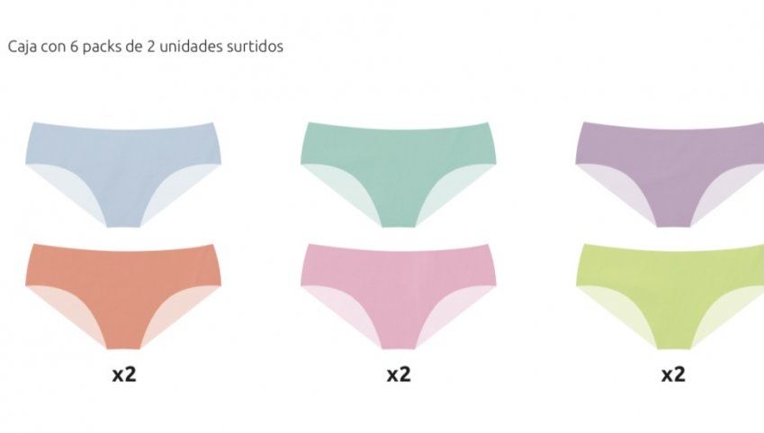 708 braga niña Naiara Algodón lisa Colorines