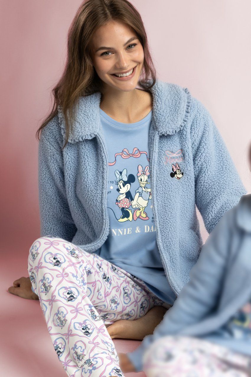 64320 PIJAMA MUJER MICKEY DISNEY 100% ALGODON ADMAS