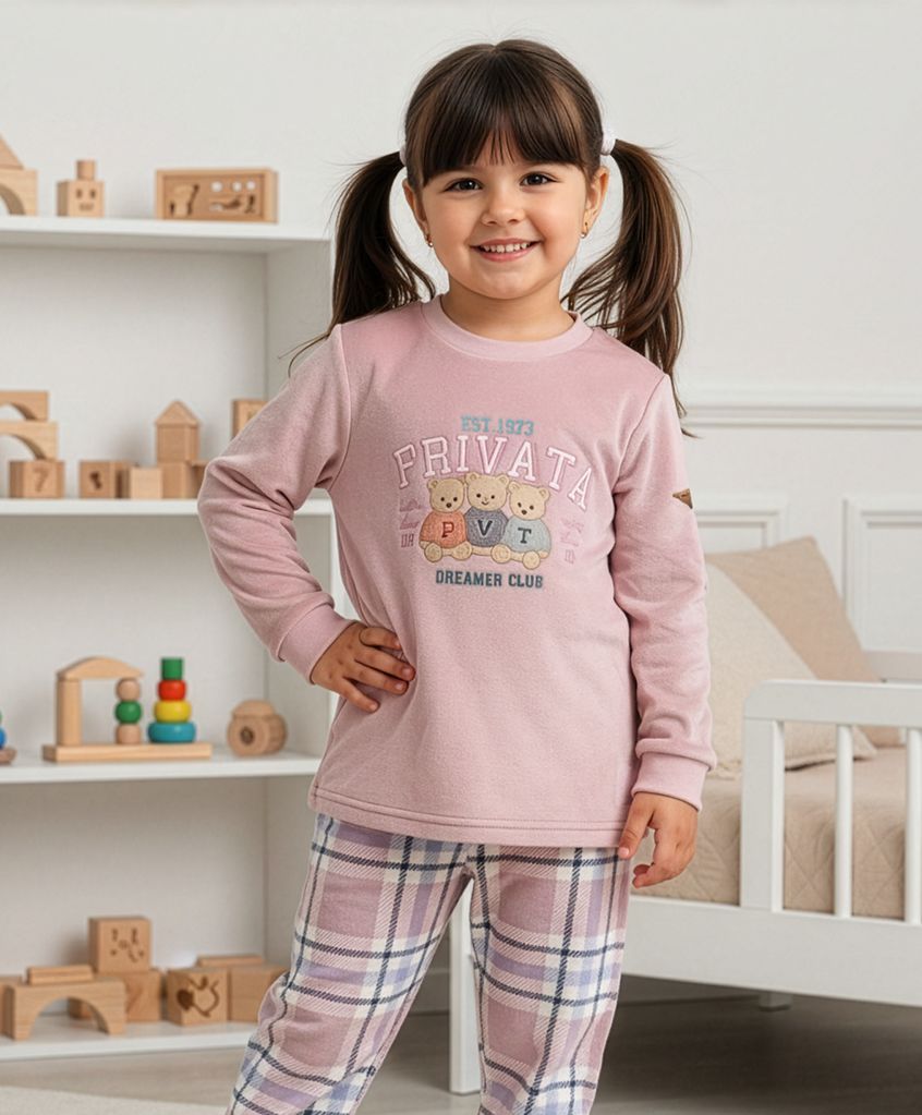 PVH 26123 PIJAMA NIÑA SPANDEX 2 a 6 AÑOS PRVATA