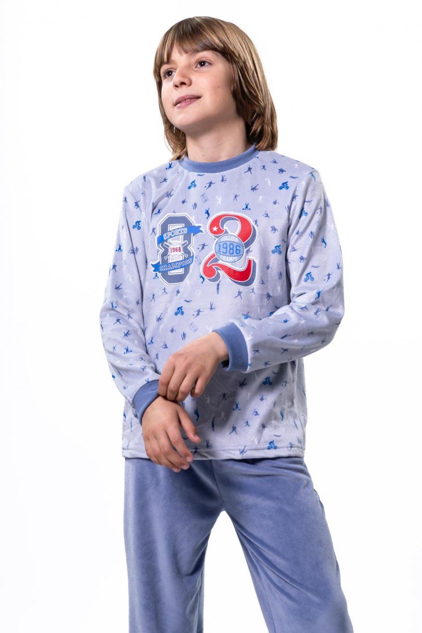 KN 355 PIJAMA NIÑO SPANDEX 8 A 16 KINANIT