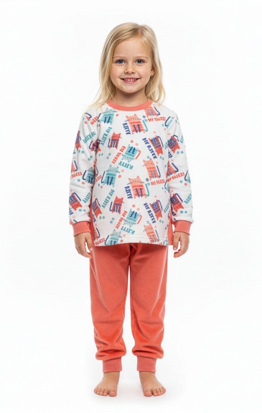 Pijama niña spandex Kinanit KN 267 tallas 2 a 6 años