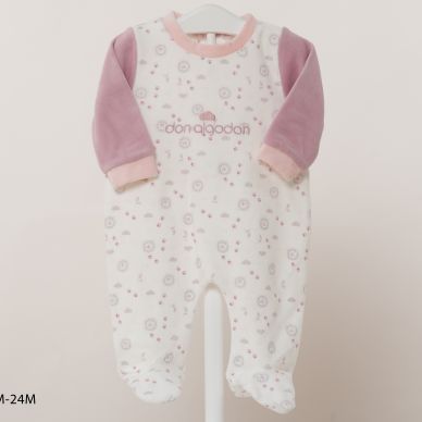 DA 22026 pelele niña terciopelo don algodon