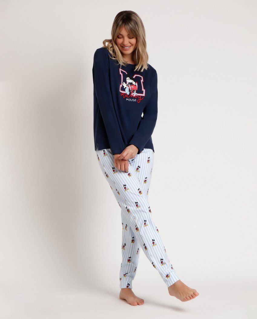 62662 PIJAMA SEÑORA MICKEY 100% ALGODON DISNEY ADMAS