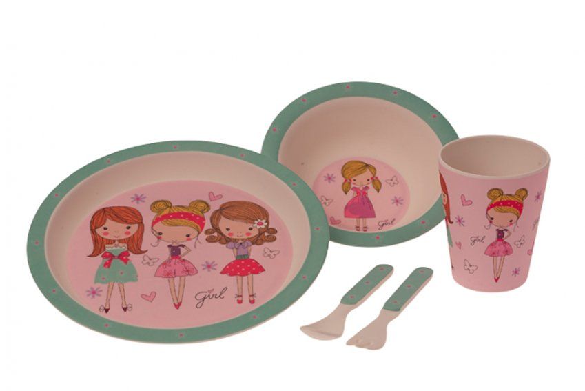 10635 VAJILLA INFANTIL MUÑECAS GAMBERRITOS