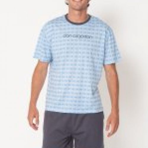 DA24306 PIJAMA CABALLERO VERANO DON ALGODON