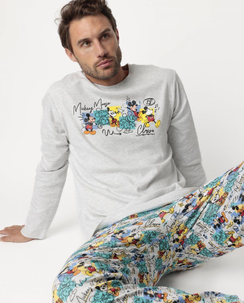 63228 PIJAMA HOMBRE MICKEY INTERLOCK DISNEY ADMAS