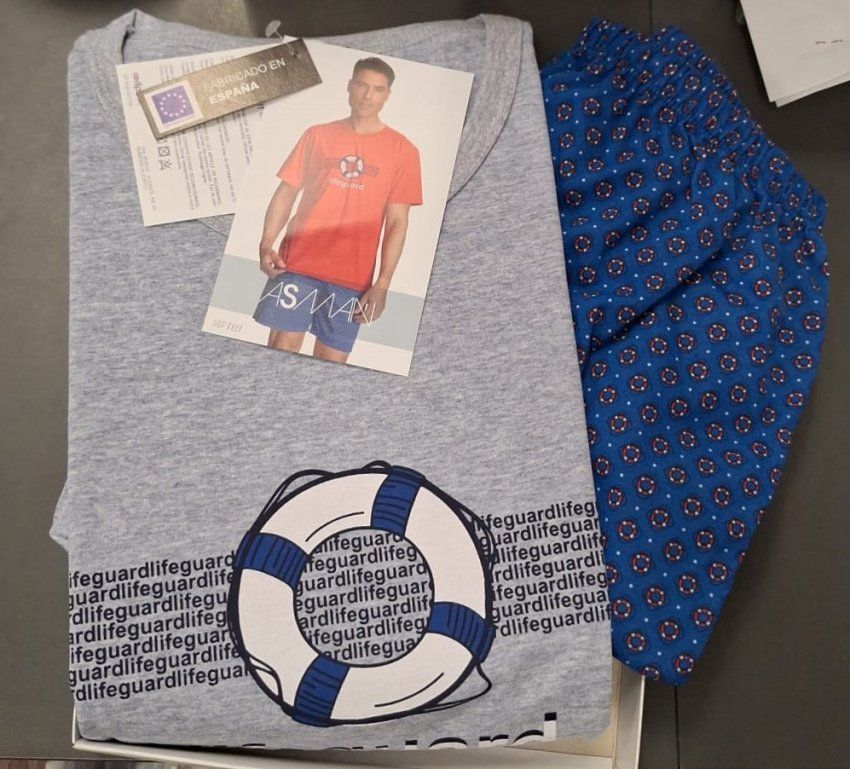 7727 PIJAMA CABALLERO VERANO ASSMAN