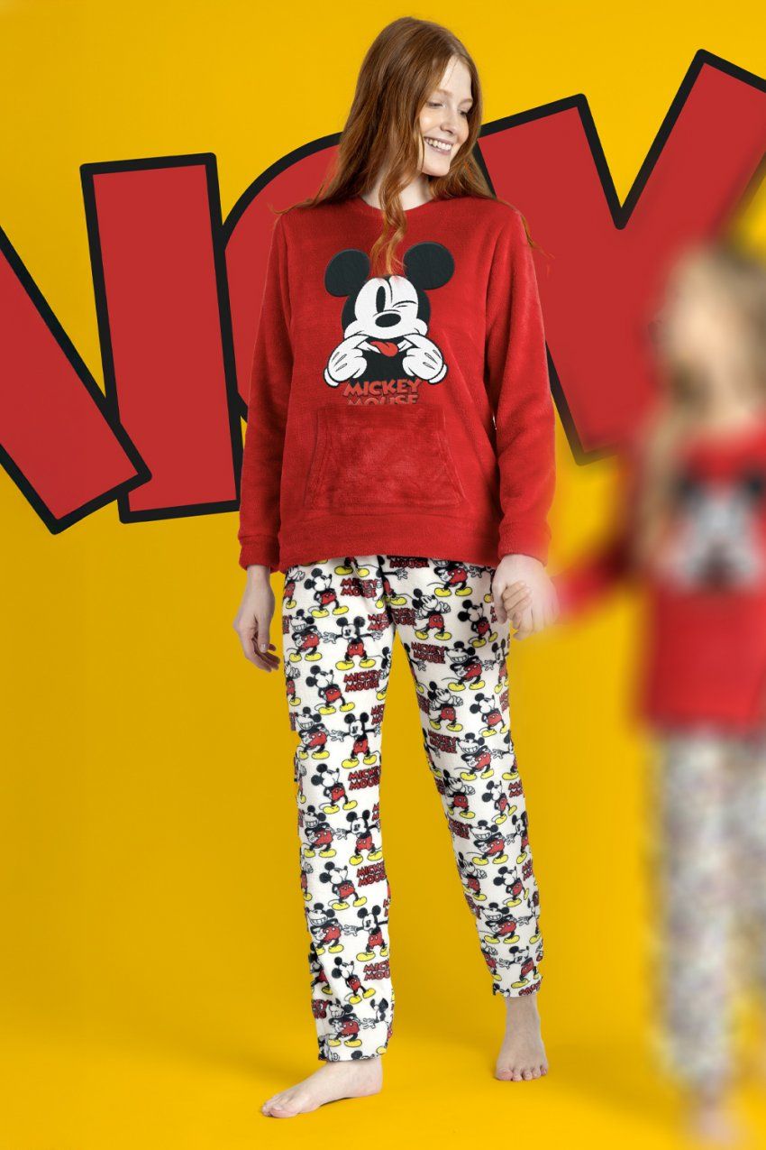 63669 PIJAMA MUJER CALENTITO COREL MICKEY DISNEY ADMAS
