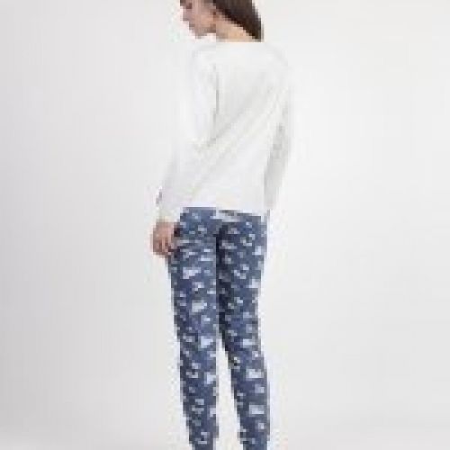 63424 PIJAMA MUJER 100% ALGODON SNOOPY ADMAS al por mayor