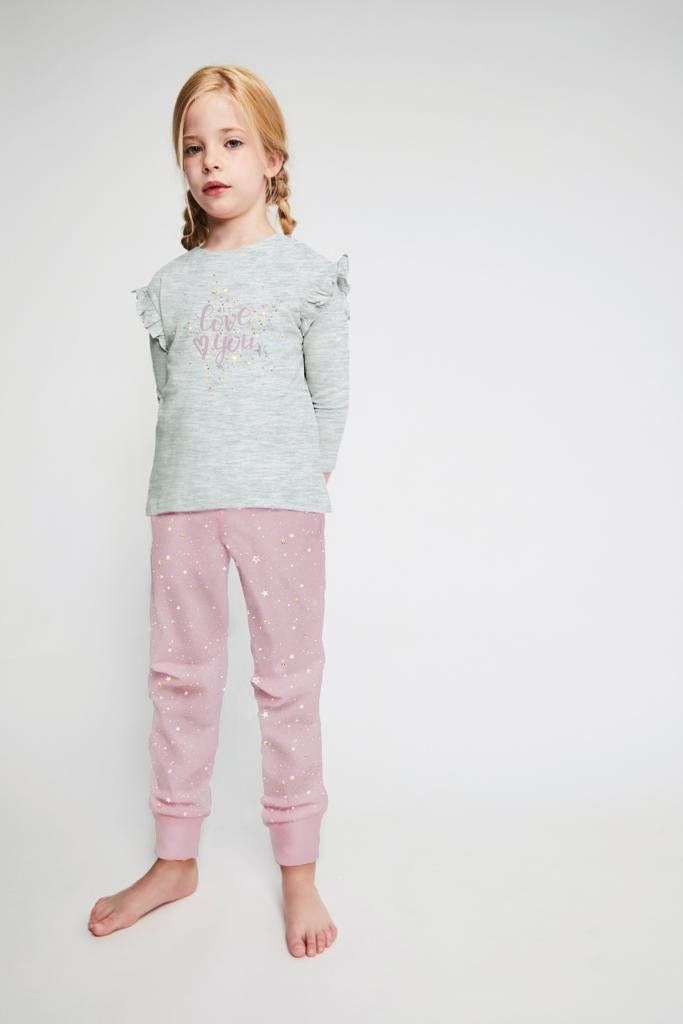22117085 PIJAMA NIÑA ALGODON FINITO 2 A 7 /22117585  DE 8 A 16 TOBOGAN