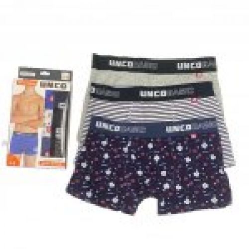 3/6046 BOXER NIÑO ALGODON UNCO