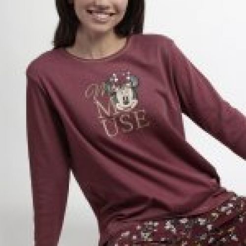 63308 PIJAMA MUJER MINNIE INTERLOCK DISNEY ADMAS