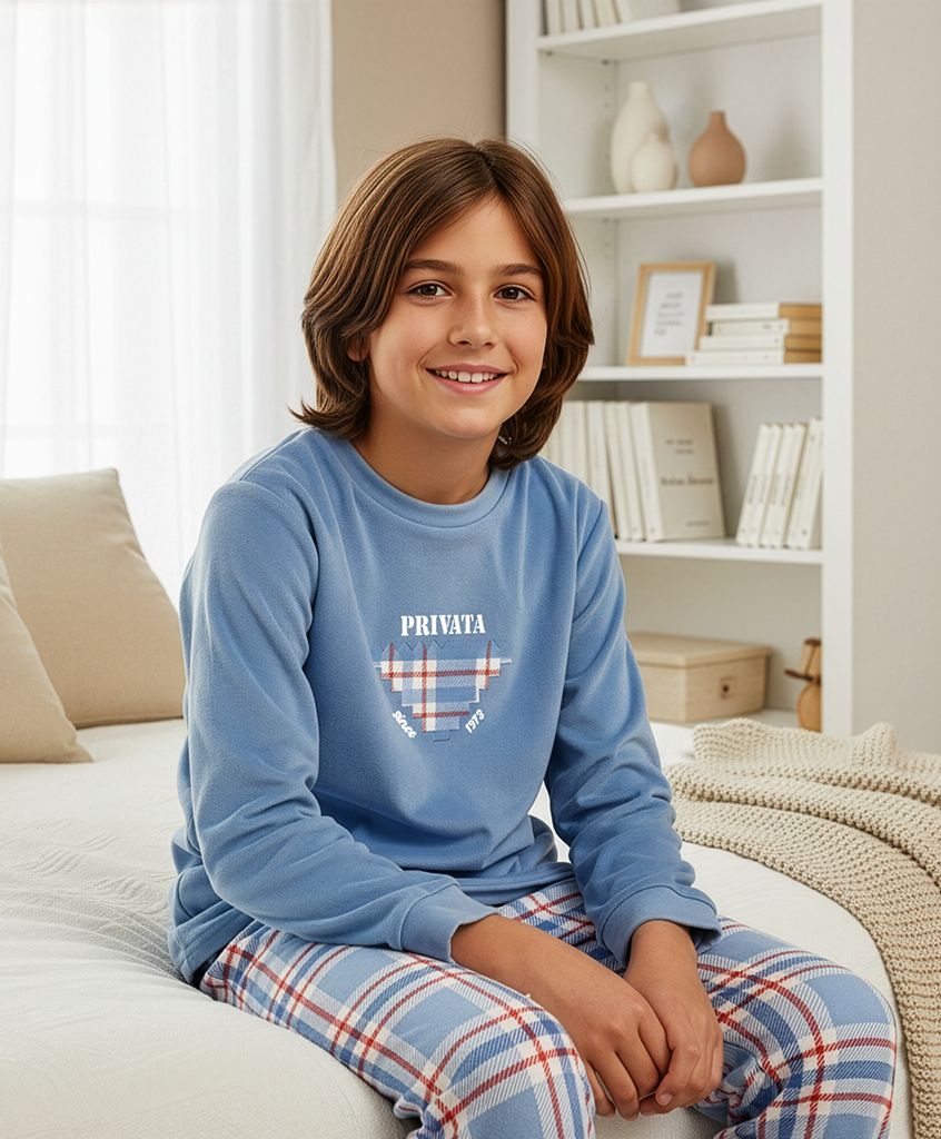 PVH 26235 PIJAMA NIÑO SPANDEX 8 a 16 años PRIVATA