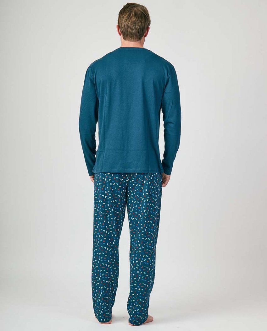 JG FP 5604 PIJAMA HOMBRE INTERLOCK FINO JAVIER GOLMAR