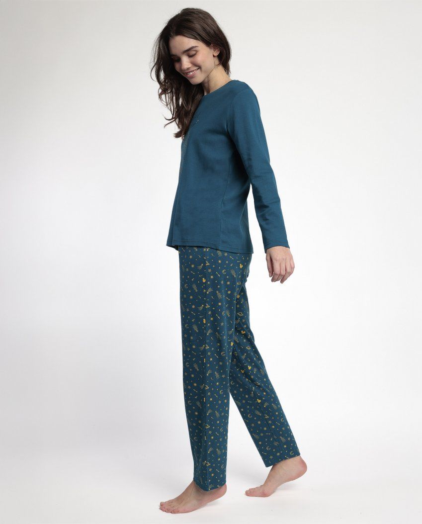63661 PIJAMA MUJER 100% ALGODON MICKEY DISNEY ADMAS