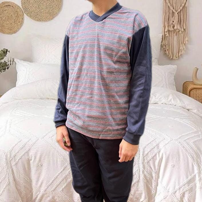 7648 PIJAMA CABALLERO ALGODON  FELPA ASSMAN