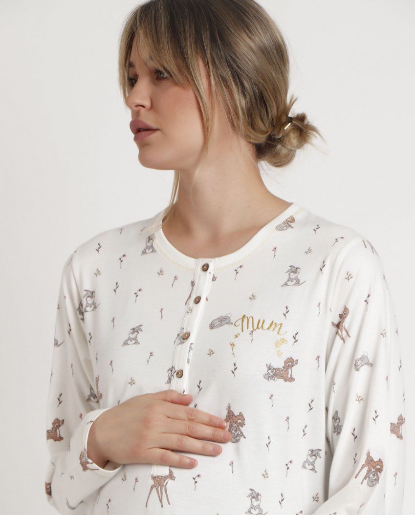 61315 CAMISON MANGA LARGA MATERNAL BAMBI DISNEY ADMAS