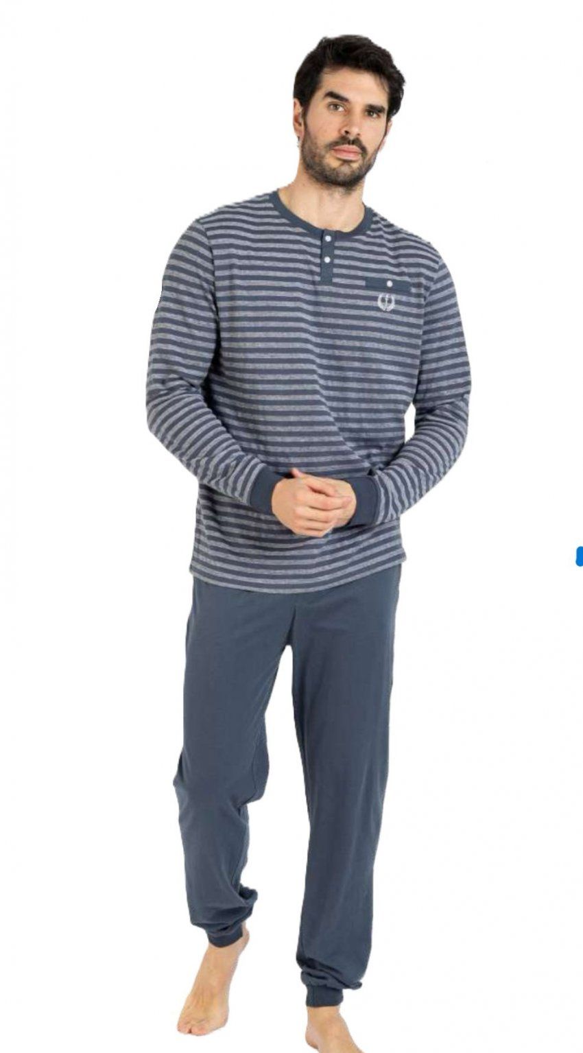 M25107 PIJAMA CABALLERO INTERLOCK  OLYMPUS