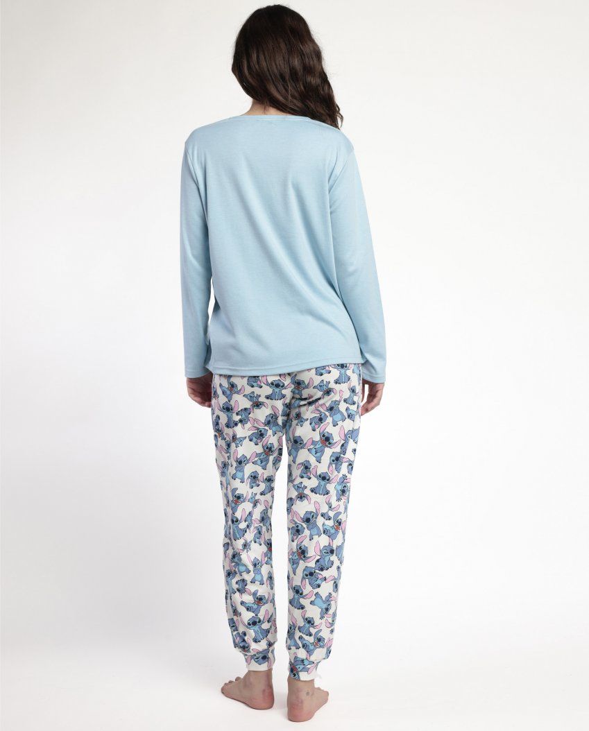 63322 PIJAMA MUJER INTERLOCK LILO & STITCH DISNEY ADMAS