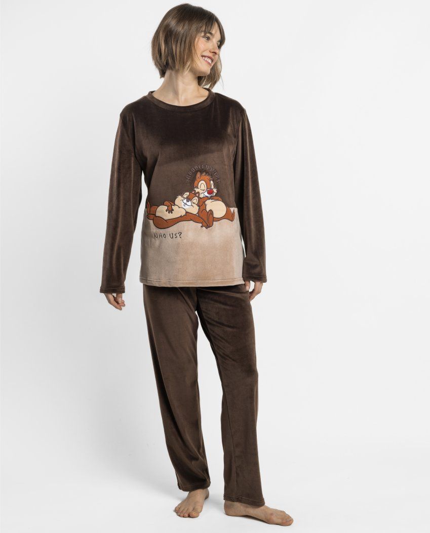 64666 PIJAMA MUJER CHIP Y CHOP SPANDEX DISNEY ADMAS