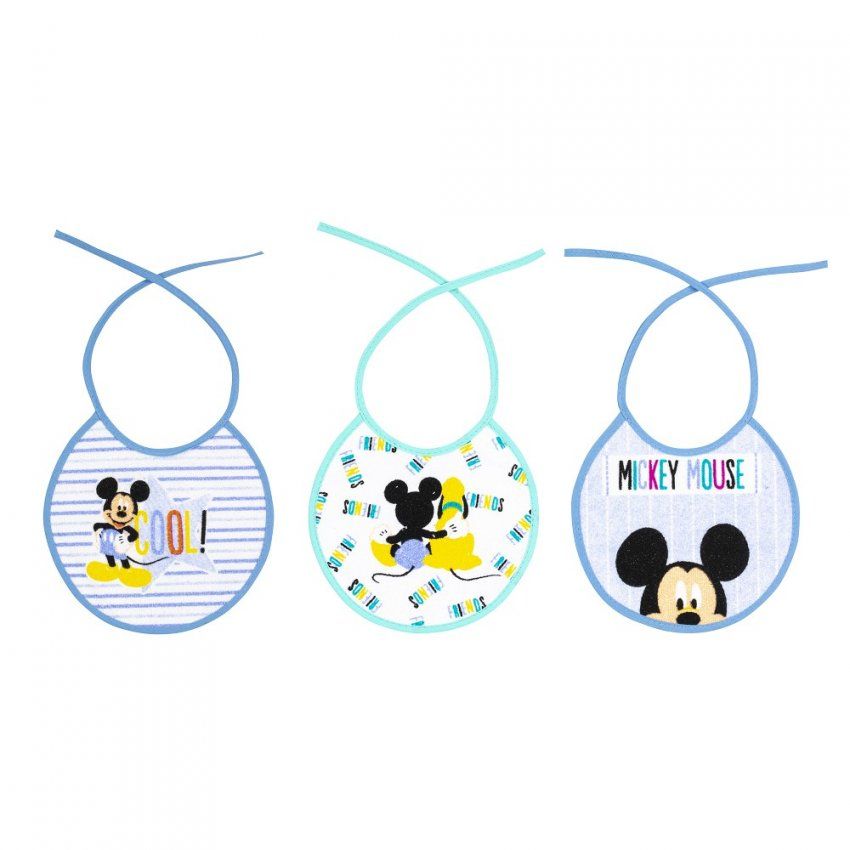 MK RIZO R20 BABERO RIZO(20X20CM) MICKEY PACK 3 UNDS INTERBABY