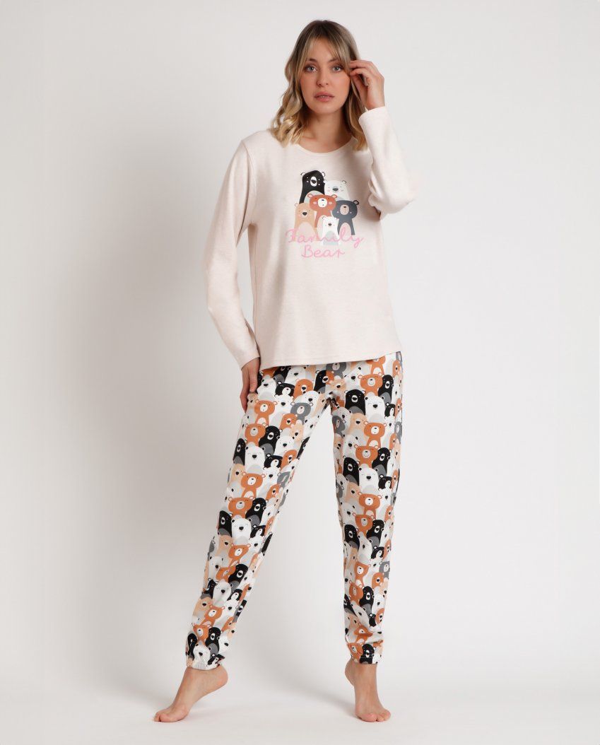 62592 PIJAMA SEÑORA ALGODON OSOS ADMA