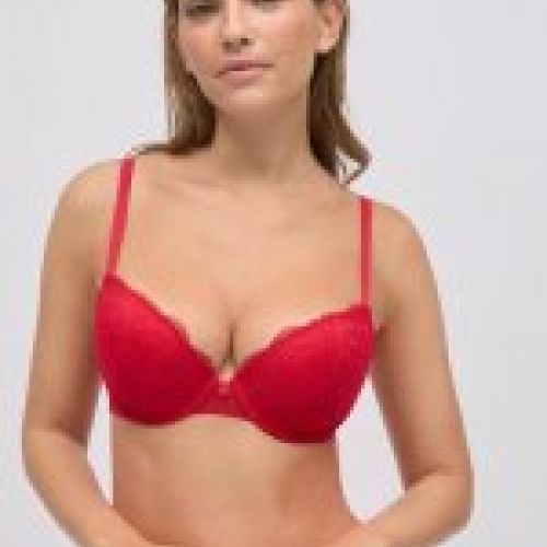 10793 Sujetador push up rojo lencero ysabel mora en almacen mayorista, distribuidor oficial en Madrid