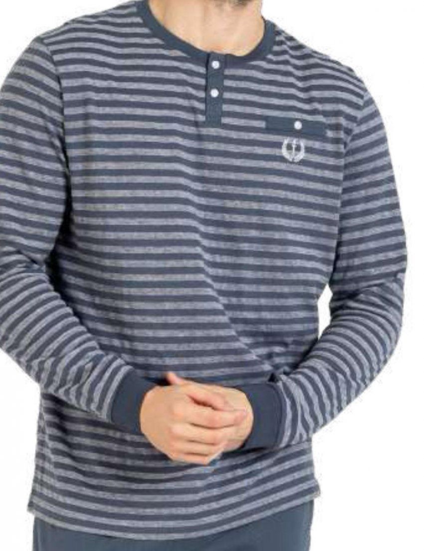 M25107 PIJAMA CABALLERO INTERLOCK  OLYMPUS