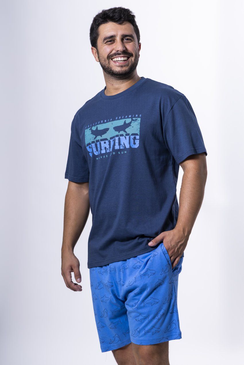 KN 648 PIJAMA CABALLERO VERANO KINANIT