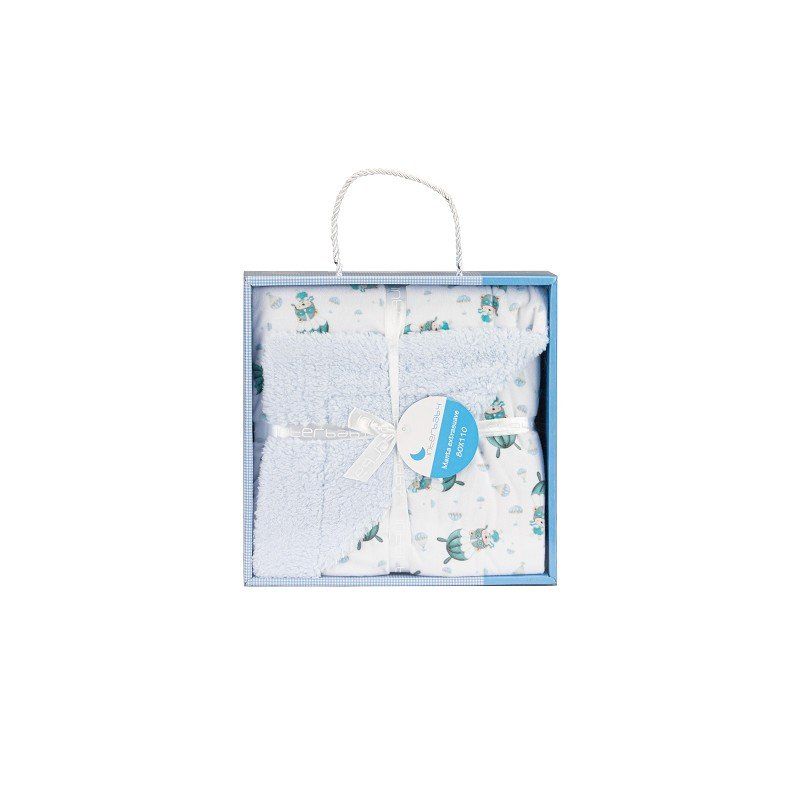 918 MANTA INFANTIL BORREGO PARACAIDISTA 80X110 INTERBABY