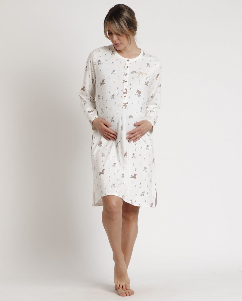 61315 CAMISON MANGA LARGA MATERNAL BAMBI DISNEY ADMAS