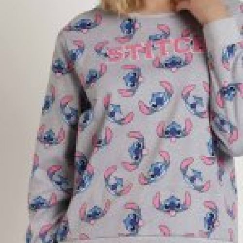 62674 PIJAMA MUJER ALGODON LILO & STITCH ADMAS
