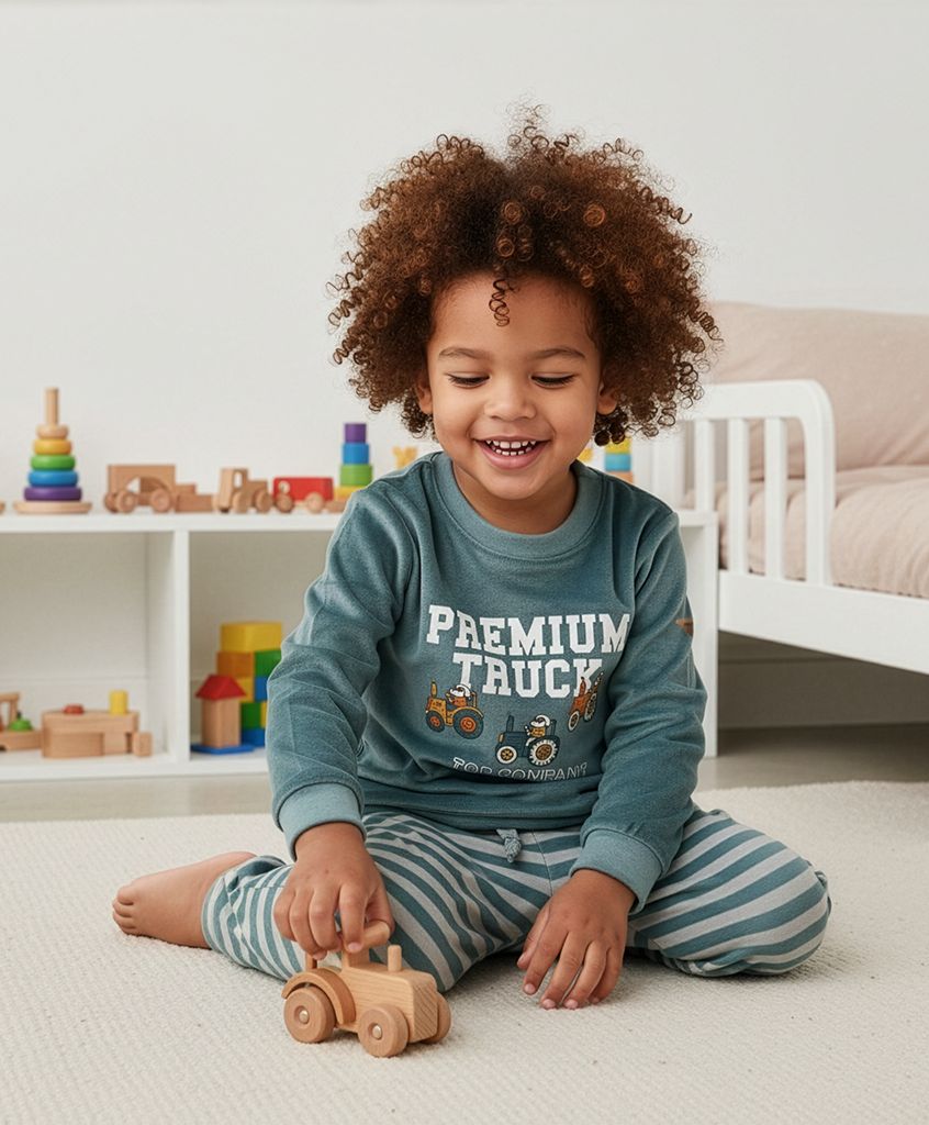 PVH 26113 PIJAMA NIÑO SPANDEX 2 a 6 AÑOS PRVATA