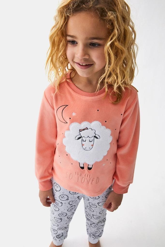 22207303 PIJAMA NIÑA TERCIOPELO TOBOGAN