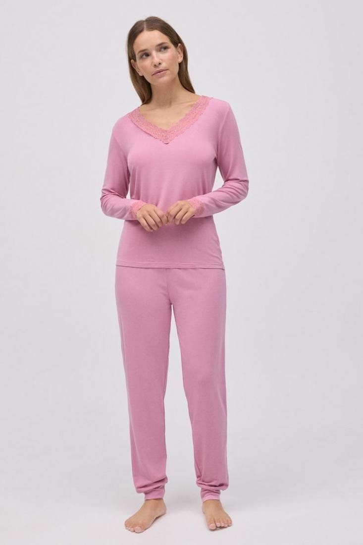 10766 pijama conjunto para mujer comodo para estar en casa super fluido de ysabel mora al por mayor