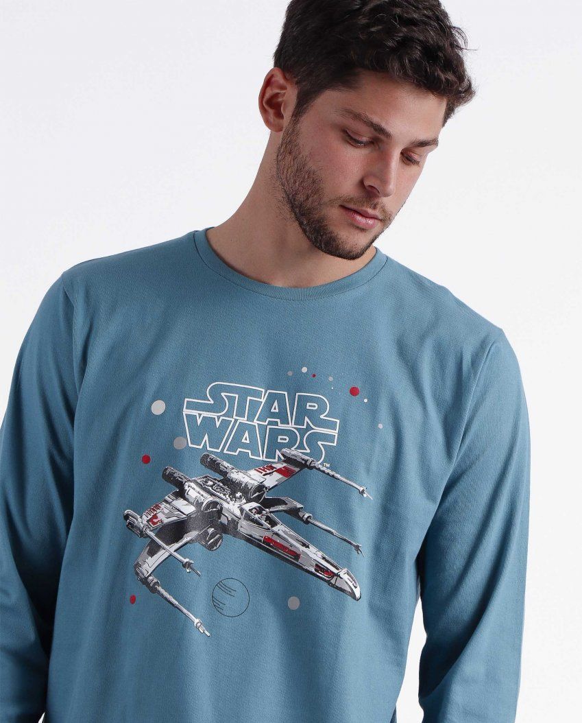 60712 PIJAMA CABALLERO INTERLOCK STARS WARS ADMAS
