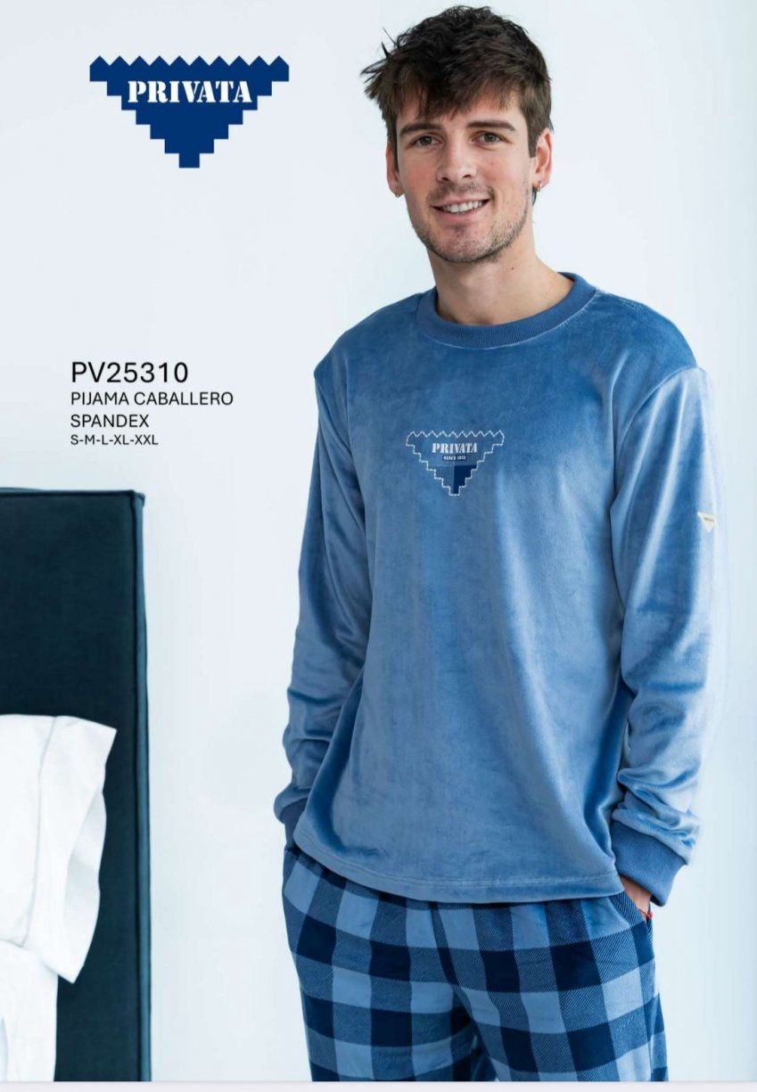 PV25310 PIJAMA HOMBRE SPANDEX PRIVATA