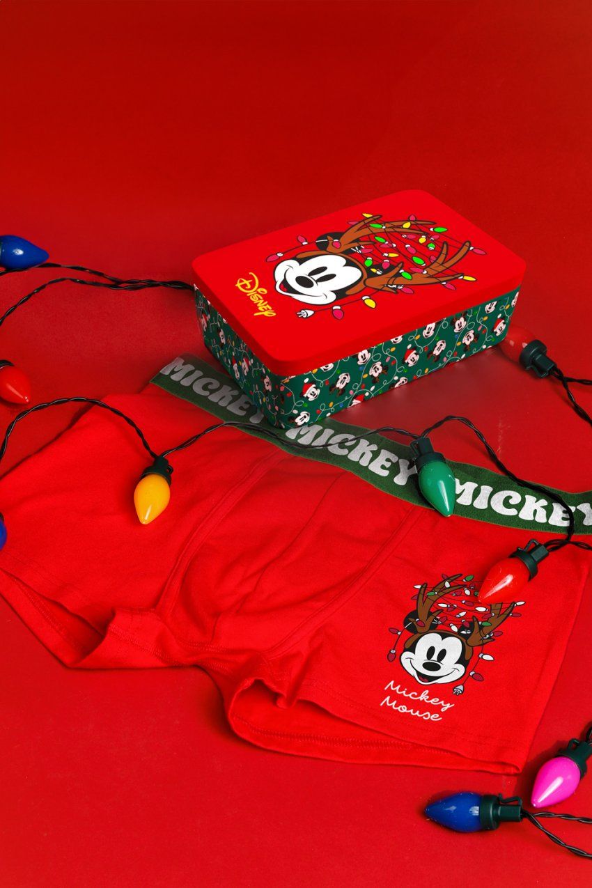48610 BOXER  ROJO MICKEY LATA REGALO ADMAS