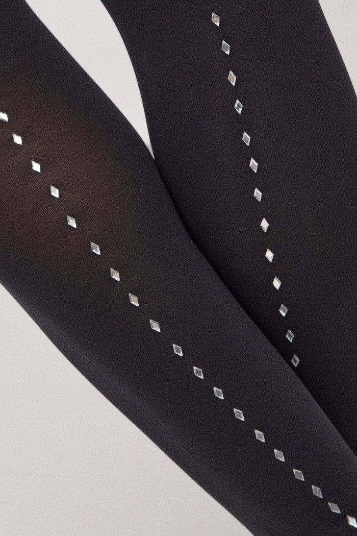 16630 4 panty con banda de diamentes 70 deniers