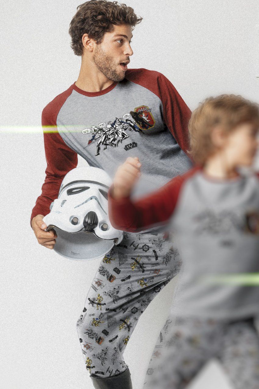 62495 PIJAMA CABALLERO INTERLOCK STAR WARS  ADMAS
